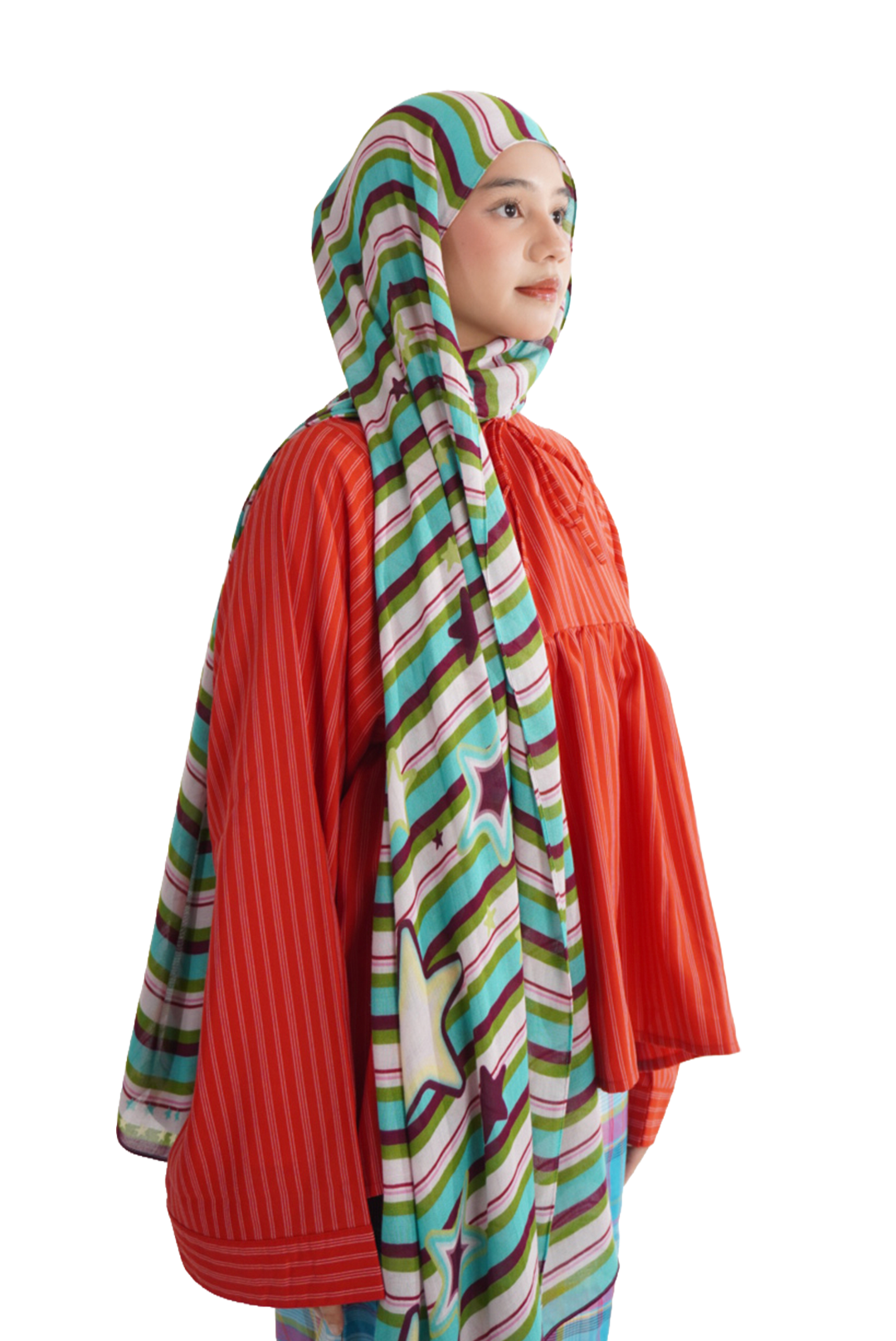 Red Pinstripe : The RYSA Blouse