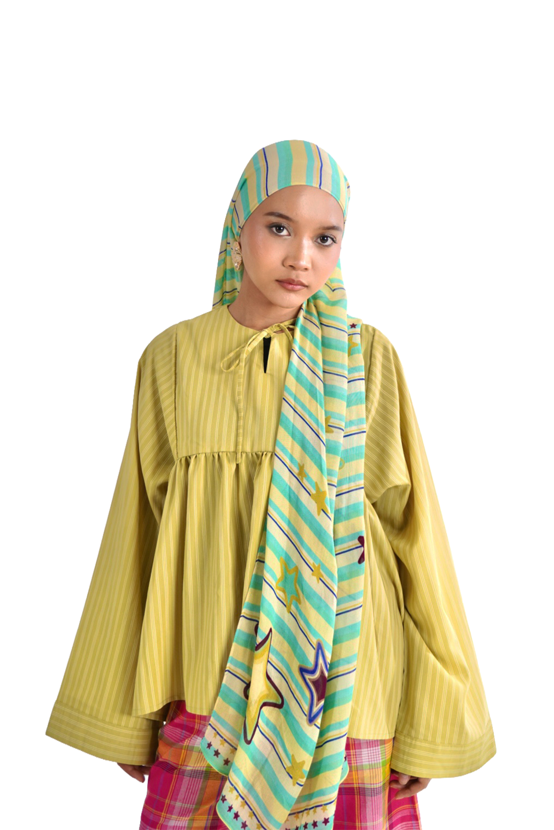 Pear Pinstripe : The RYSA Blouse